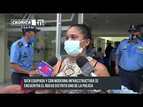 Inauguran una nueva unidad policial en Managua - Nicaragua