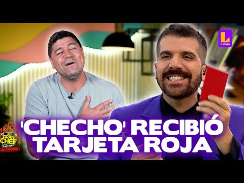 Peláez saca tarjeta roja a 'Checho' Ibarra por penalidad en la cocina | El Gran Chef Famosos