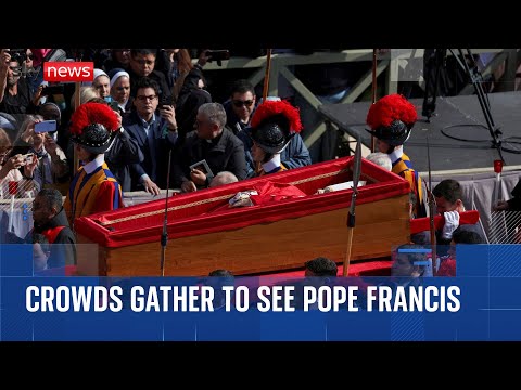 Prayers and tears as body of Pope Francis moved to St Peter's Basilica