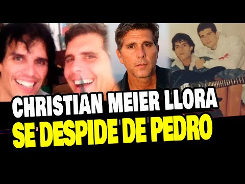 CHRISTIAN MEIER LLORA LA PARTIDA DE PEDRO SUARÉZ VÉRTIZ Y SE DESPIDE DE SU AMIGO