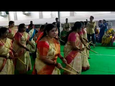 Kolatam Telugu Songs | Garuda Gamana Tava Song Kolatam by C.Meena Kumari | Narayana Songs Kolatam