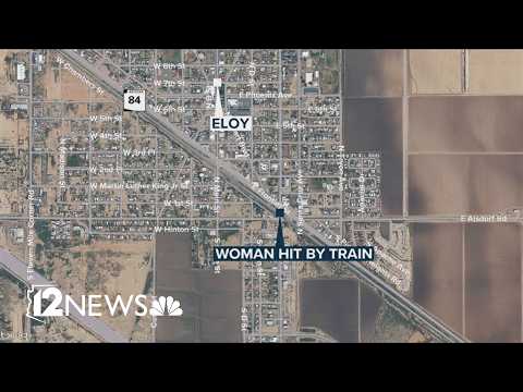 Woman reported missing, hit and killed by a train in Eloy