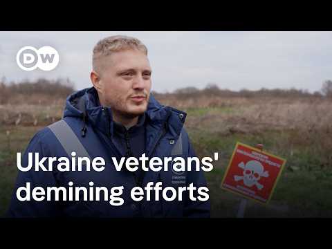 What is the scale of landmine contamination in Ukraine? | DW News
