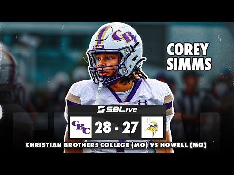 COREY SIMMS TAKES OVER IN JEREMIAH MCCLELLAN’S ABSENCE TO LEAD CBC TO NEXT ROUND OF PLAYOFFS 🏈