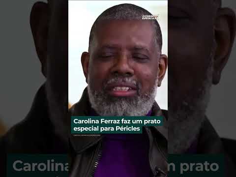 Carolina Ferraz faz um prato especial para Péricles | #domingoespetacular #shorts