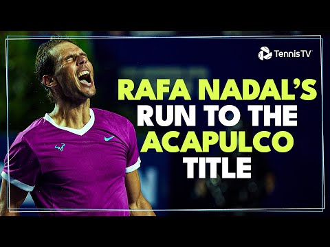 When Rafa Nadal Won Acapulco Without Dropping A Set! 🏆