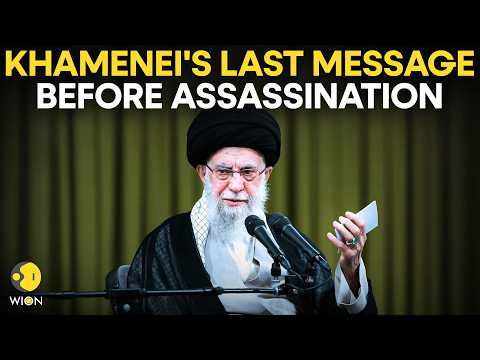 US-Israel Strike Iran LIVE: Supreme Leader Ali Khamenei's Last Message Before Death | | WION LIVE