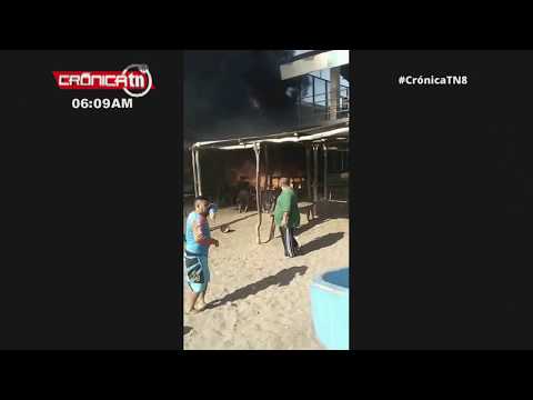 Nicaragua: Incendio en Casares, Diriamba deja cuantiosas pérdidas