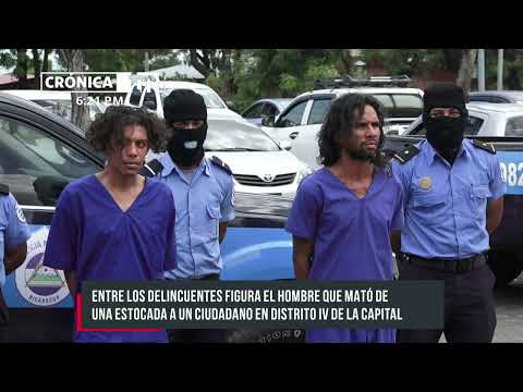 Sujeto que mató a hombre de una estocada, entre los detenidos en Nicaragua