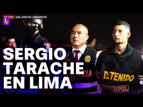 Así fue el traslado de Sergio Tarache por Lima: Familiares están pidiendo cadena perpetua