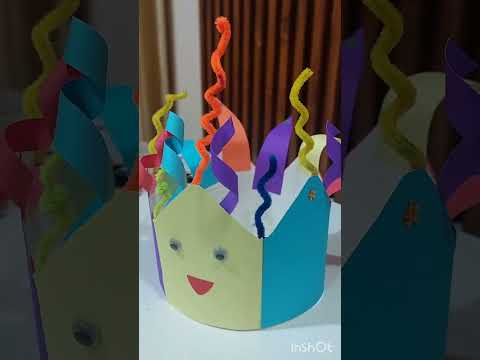 Happy children's day #hat #funnyhairstyles #crazyhatday #school #artandcraft