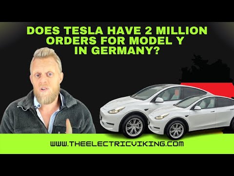 Does TESLA have 2 million orders for Model Y in Germany?
