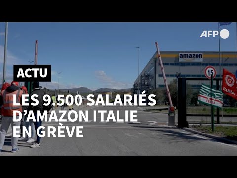 Italie: les salariés d'Amazon en grève pour de meilleures conditions de travail | AFP