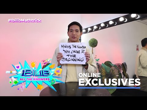 iBilib: The spectacular Math trick by Chris Tiu! (Online Exclusives)