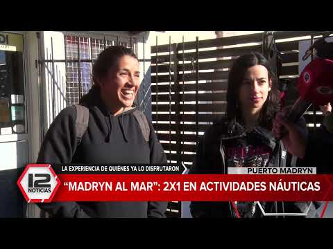 MADRYN | El programa Madryn al Mar fue extendido, 2x1 en actividades náuticas