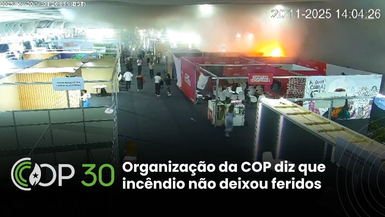 Organização da COP diz que incêndio não deixou feridos | BandNews TV