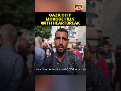 Grief and Desperation in Gaza: Families Mourn Victims of Israeli Strikes at Morgue | India Today