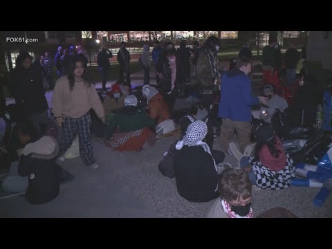 UConn students launch Gaza Solidarity Encampment