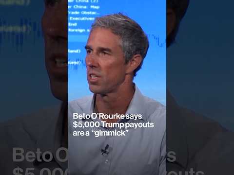 Beto O’Rourke says $5,000 Trump payouts are a  “gimmick” #shorts #politics #texas