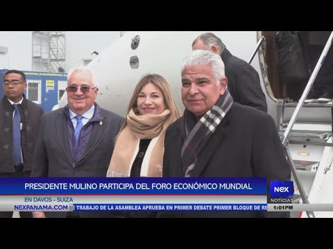 Presidente Mulino participa del Foro Econo?mico Mundial en Davos, Suiza