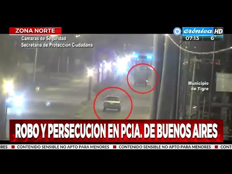 Robo y persecución en la provincia de Buenos Aires