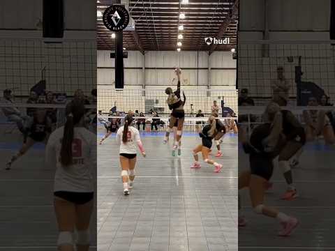 Sasha Slaughter c/o 2028 6'2" MB | NCVA Power League #2 Highlights | 0.487% Attacking | #volleyball