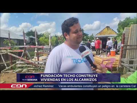 Fundación Techo construye viviendas en Los Alcarrizos