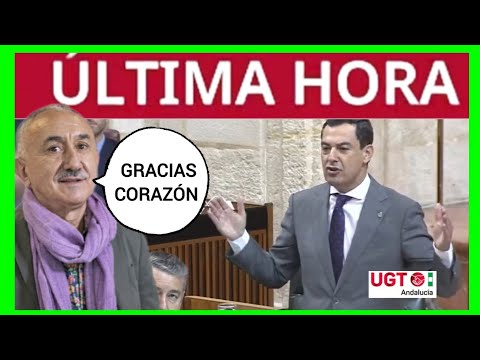 Moreno OFRECE SU CORAZÓN TAMBIÉN A UGT Y CCOO