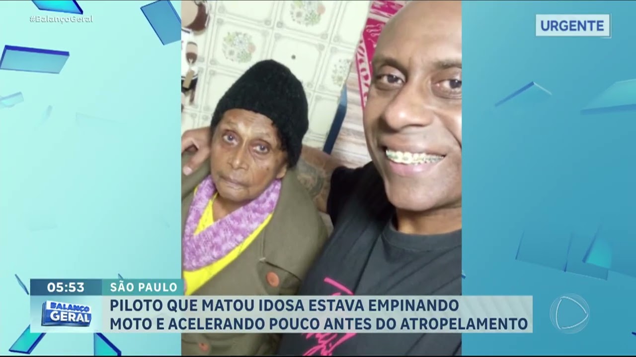 Idosa morre após ser atropelada por motociclista