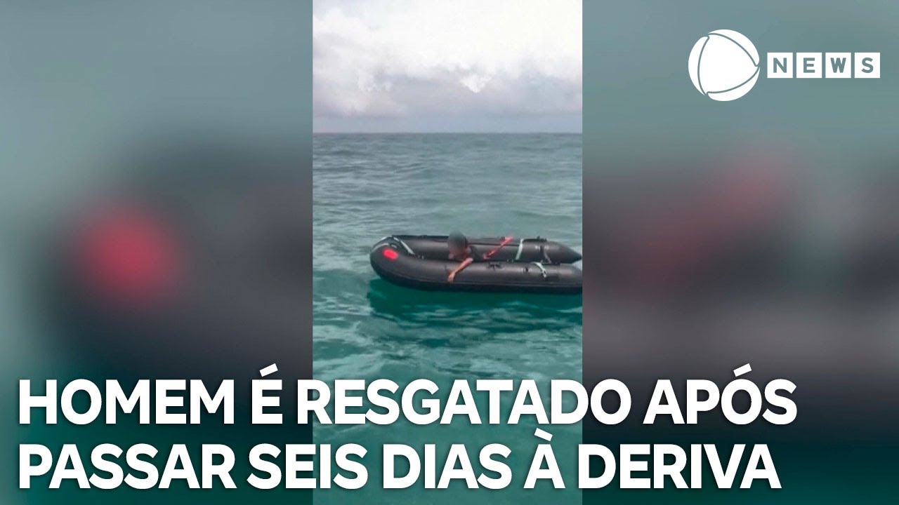 Homem é resgatado após passar seis dias à deriva na China