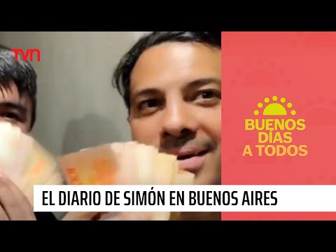 Simón Oliveros sorprende con su ropa interior roja en su paso por Argentina | Buenos días a todos