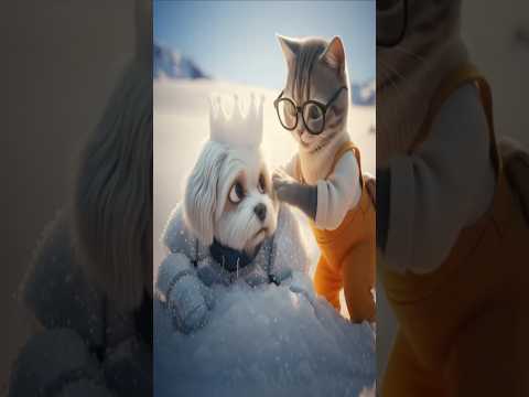 Maru’s Snow Armor ❄️ The Funniest Snow Battle Ever