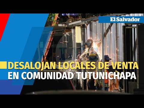 Desalojan locales de venta en comunidad Tutunichapa