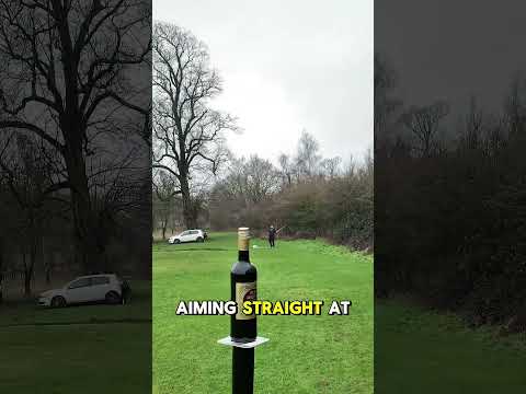 He Tried to OPEN a Wine Bottle With a Golf Ball! 🍷⛳ #shorts #golf #challenge #viral #funny #crazy