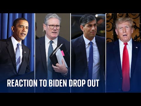 Biden drops out: Starmer and Sunak amongst those who have released statements