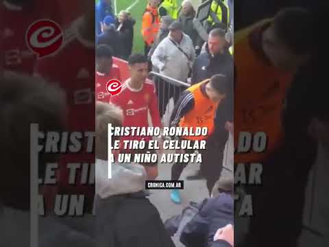 Cristiano Ronaldo agredió a un niño autista