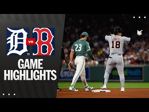 Tigers vs. Red Sox Game Highlights (9/26/25) | MLB Highlights