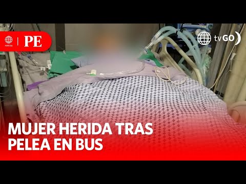 Pelea en bus culminó con un herido | Primera Edición | Noticias Perú