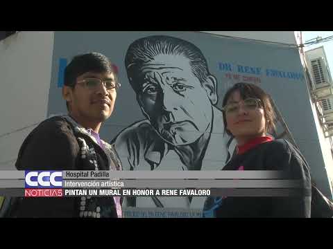 07 Pintan un mural en honor a Rene Favaloro en el Hospital Padilla
