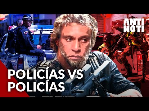 Policías Enfrentan A Policías En Manifestación De Reclamo | Antinoti