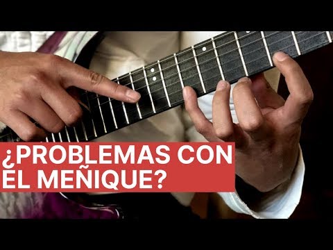 EJERCICIO para trabajar el MEÑIQUE en guitarra la GUITARRA ELÉCTRICA | Tutorial
