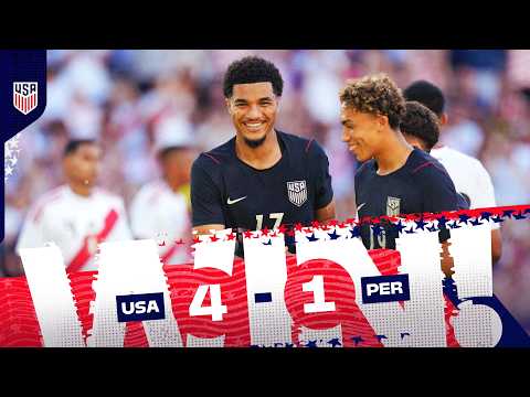 Debut Goals & Berhalter BANGER  🇺🇸 USMNT-Peru Highlights | International Match
