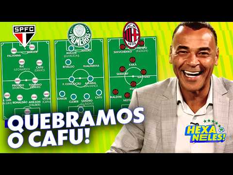 CAFU RELEMBRA IDA PARA O MILAN de ANCELOTTI e faz comparação com PALMEIRAS E SÃO PAULO | Hexa Neles!