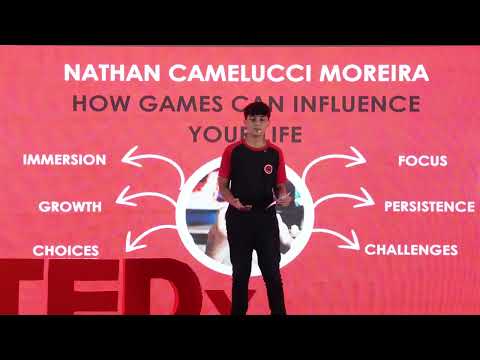 How Games Can Influence Your Life | Nathan Camelucci Moreira | TEDxMaple Bear Ribeirão Preto Youth