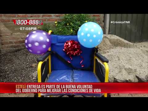 Entregan equipos auxiliares y sillas de ruedas en barrios de Estelí – Nicaragua