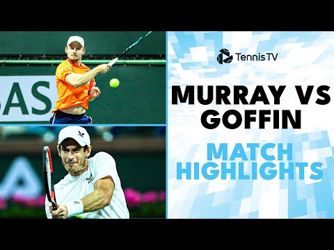 Andy Murray vs David Goffin Highlights | Indian Wells 2024