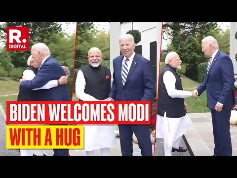 Biden Welcomes PM Modi With A Hug, Eyes On Bilateral Talks