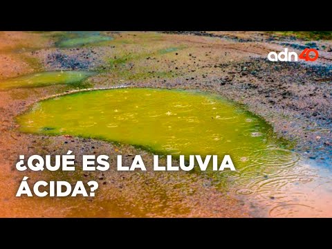 ¿Qué es la lluvia ácida?