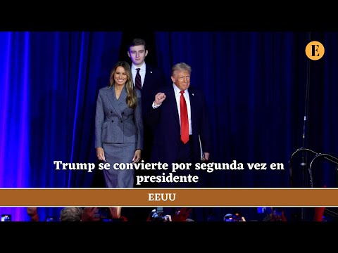 Trump se convirte por segunda vez en el presidente de los Estados Unidos