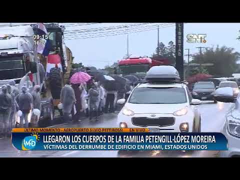 Llegaron los cuerpos de la familia Petengill - López Moreira
